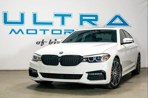 WHITE 2019 BMW 540 540i Sedan