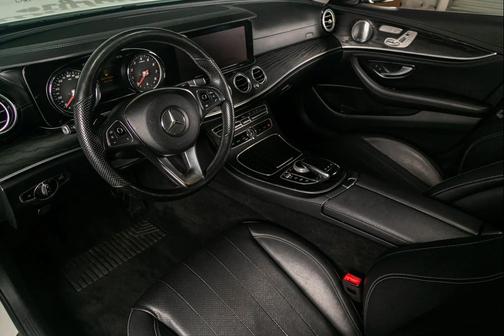 WHITE 2018 Mercedes-Benz E-Class 4MATIC