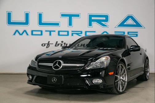 BLACK 2009 Mercedes-Benz SL-Class 2dr Roadster 5.5L V8