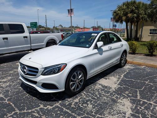 White 2016 Mercedes-Benz C-Class