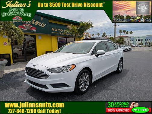 Oxford White 2017 Ford Fusion SE