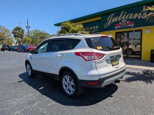 White Platinum Metallic Tri-Coat 2016 Ford Escape Titanium