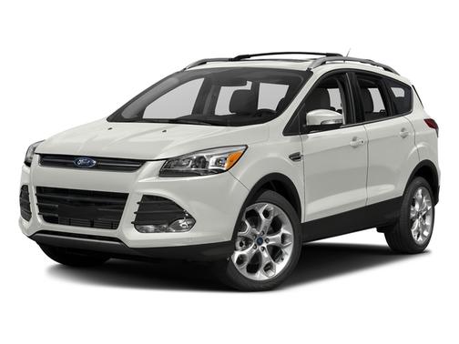 White Platinum Metallic Tri-Coat 2016 Ford Escape Titanium