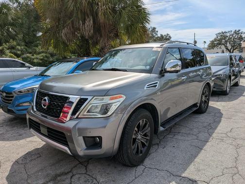 Gun Metallic 2018 Nissan Armada Platinum