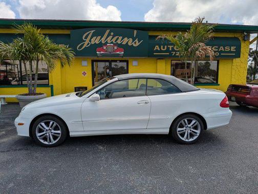 Alabaster White 2006 Mercedes-Benz CLK-Class 350 Cabriolet