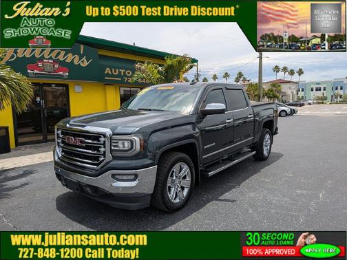 Dark Slate Metallic 2017 GMC Sierra 1500 SLT
