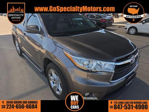 Predawn Gray Mica 2014 Toyota Highlander Hybrid Limited