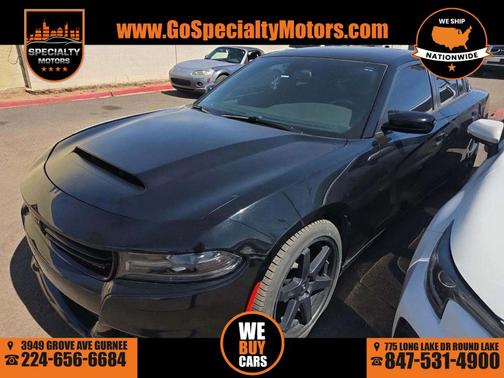 Pitch Black Clearcoat 2019 Dodge Charger SXT