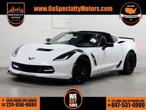 Arctic White 2019 Chevrolet Corvette Grand Sport