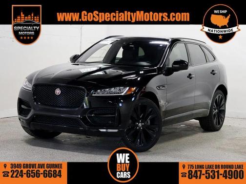 Black 2017 Jaguar F-PACE 35t R-Sport