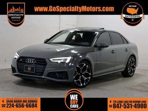 Gray 2019 Audi S4 3.0T Premium
