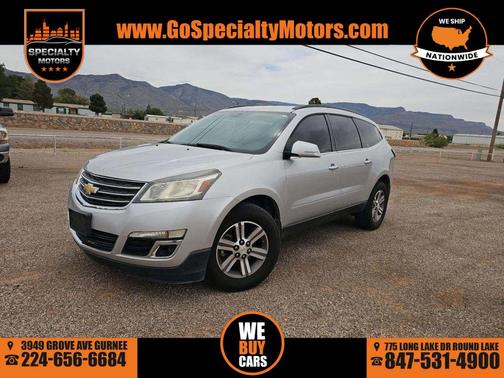 Silver Ice Metallic 2017 Chevrolet Traverse 2LT