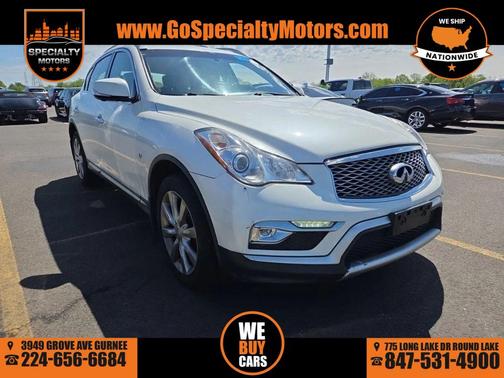 Majestic White 2017 INFINITI QX50 Base