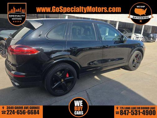 Black 2017 Porsche Cayenne Turbo