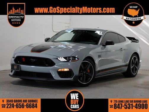 Fighter Jet Gray 2022 Ford Mustang Mach 1 Fastback
