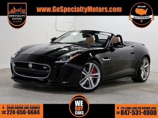 Black 2015 Jaguar F-TYPE V8 S