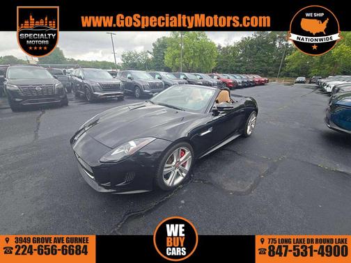 Black 2015 Jaguar F-TYPE V8 S