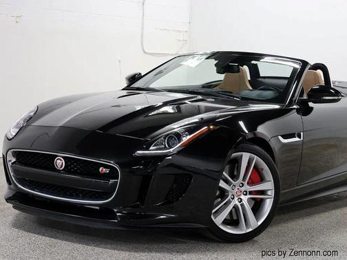 Black 2015 Jaguar F-TYPE V8 S