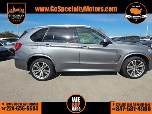 Gray 2017 BMW X5 xDrive50i