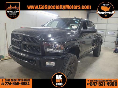 Brilliant Black Crystal Pearlcoat 2016 RAM 2500 Laramie
