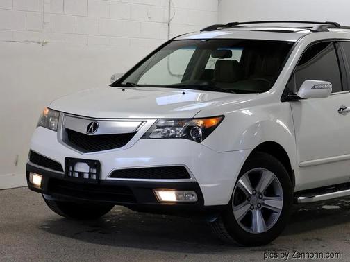 Aspen White Pearl 2013 Acura MDX 3.7L Technology