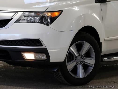 Aspen White Pearl 2013 Acura MDX 3.7L Technology
