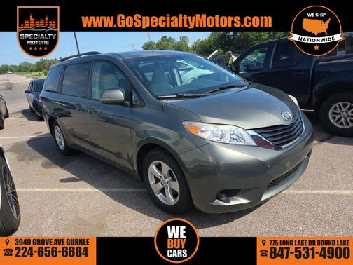 Green 2012 Toyota Sienna LE