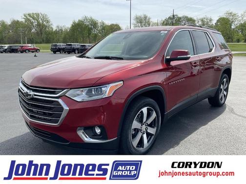 Cajun Red Tintcoat 2021 Chevrolet Traverse LT Leather
