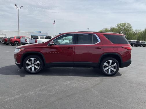 Cajun Red Tintcoat 2021 Chevrolet Traverse LT Leather