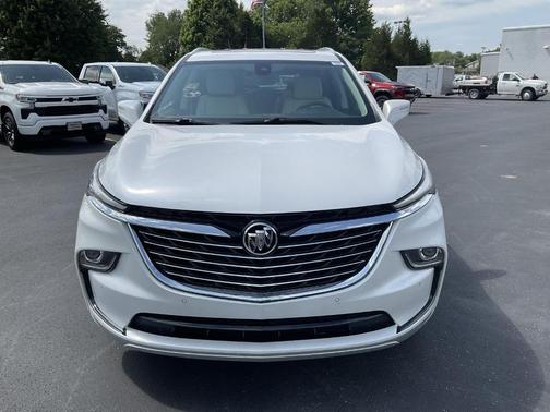 White Frost Tri-Coat 2023 Buick Enclave Essence
