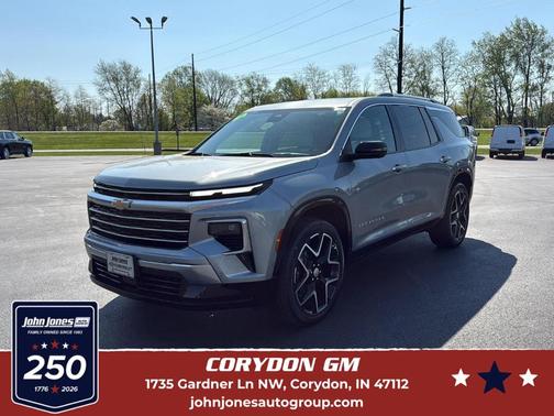 Sterling Gray Metallic 2024 Chevrolet Traverse RS
