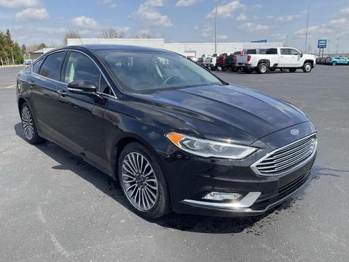Shadow Black 2017 Ford Fusion SE