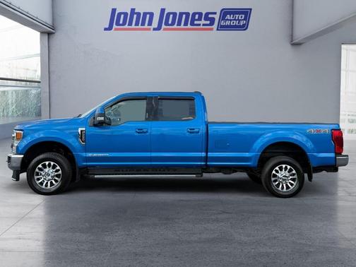 Blue 2021 Ford F-250 Lariat