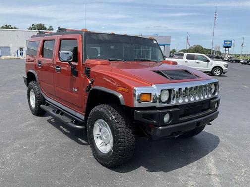 Sunset Orange Metallic 2004 Hummer H2