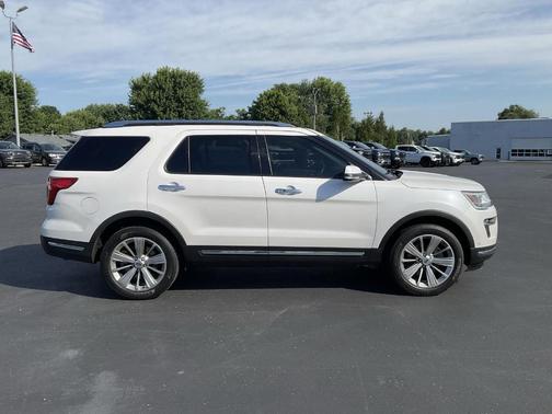 White 2018 Ford Explorer Limited