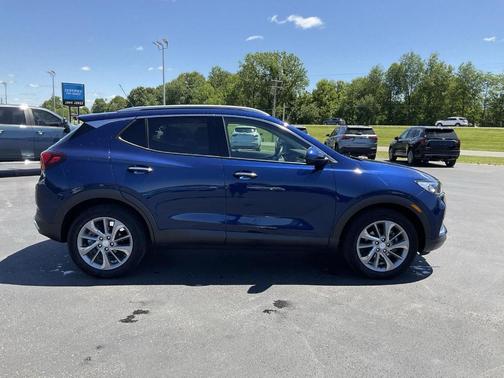 Sapphire Metallic 2023 Buick Encore GX Essence