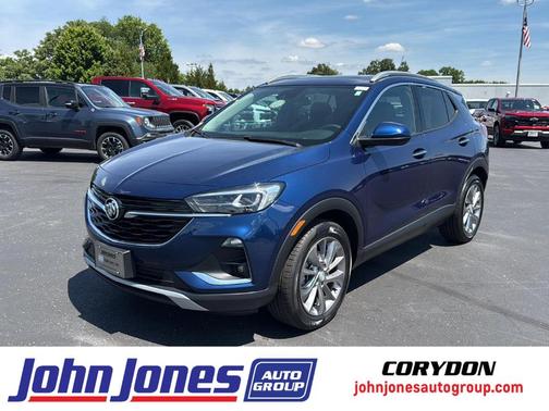 Sapphire Metallic 2023 Buick Encore GX Essence