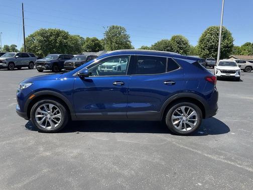 Sapphire Metallic 2023 Buick Encore GX Essence