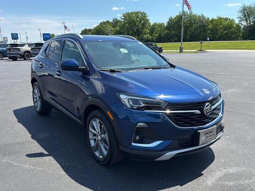 Sapphire Metallic 2023 Buick Encore GX Essence