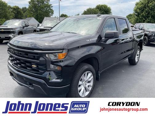 Black 2022 Chevrolet Silverado 1500 Custom