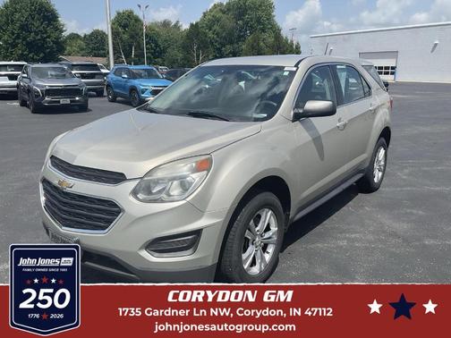 Champagne Silver 2016 Chevrolet Equinox LS