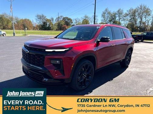 Radiant Red 2024 Chevrolet Traverse RS