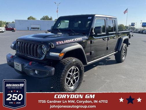 Black Clearcoat 2025 Jeep Gladiator Rubicon
