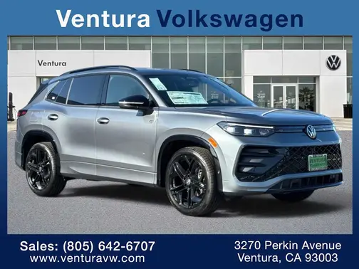 PLATINUM GRAY 2026 Volkswagen Tiguan SE R-Line Black