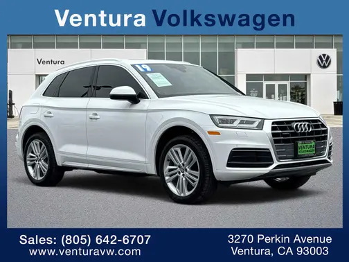 Glacier White Metallic 2019 Audi Q5 Premium Plus