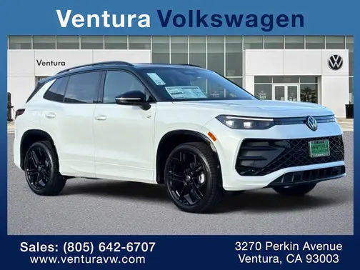 OPAL WHITE 2026 Volkswagen Tiguan SE R-Line Black