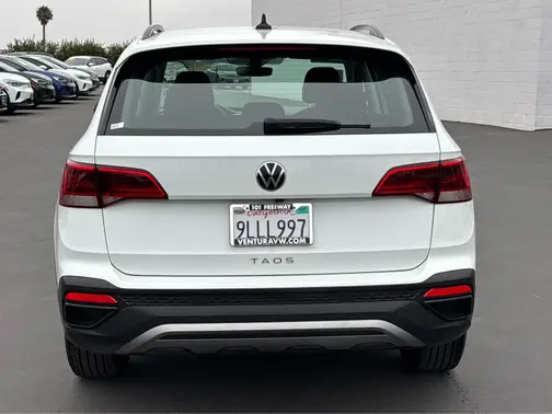 Pure White 2024 Volkswagen Taos S