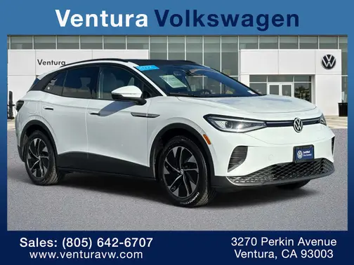 Glacier White Metallic 2022 Volkswagen ID.4 Pro S