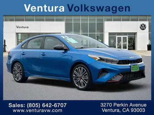 Sporty Blue 2023 Kia Forte GT