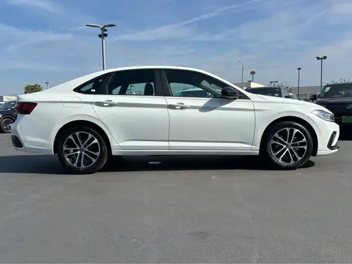 Pure White 2026 Volkswagen Jetta Sport